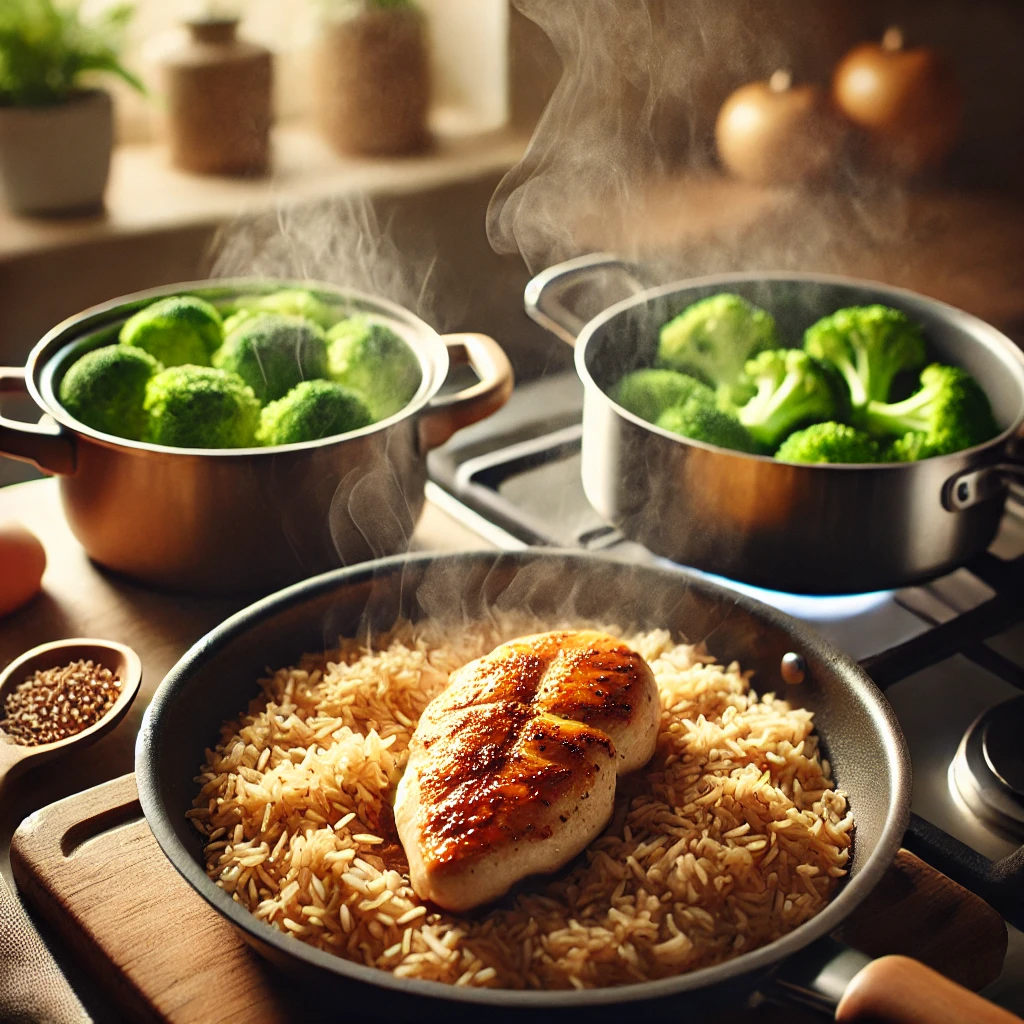 Brown Rice with Chicken and Broccoli: A Nutritious Combination for Athletes